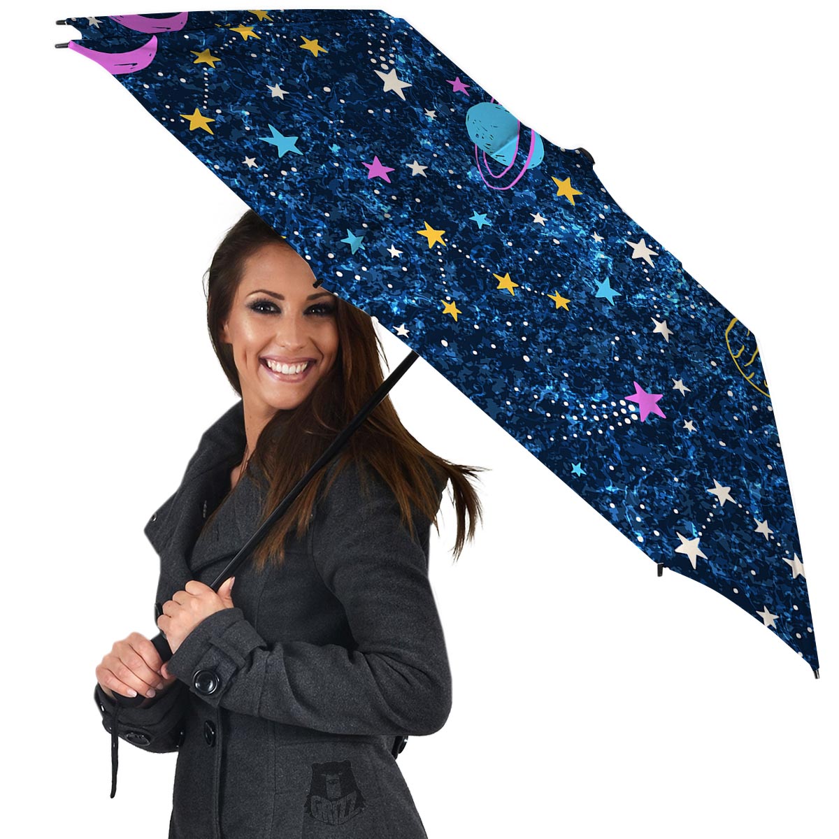 Constellation Star Galaxy Space Umbrella-grizzshop