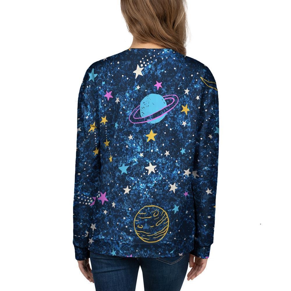 Constellation Star Galaxy Space Women's Sweatshirt-grizzshop