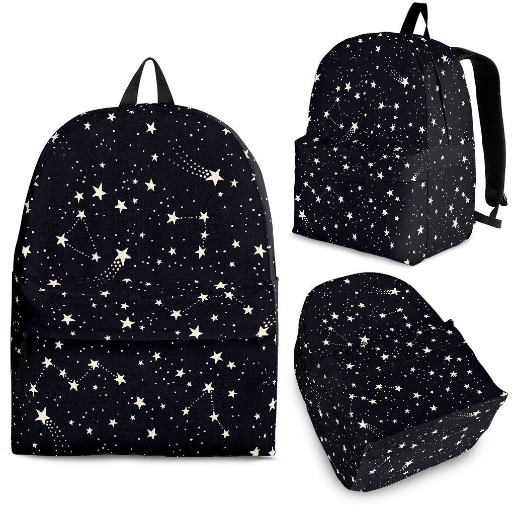 Constellation Star Print Pattern Backpack-grizzshop