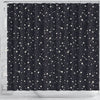 Constellation Star Print Pattern Bathroom Shower Curtain-grizzshop