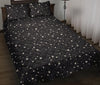 Constellation Star Print Pattern Bed Set Quilt-grizzshop