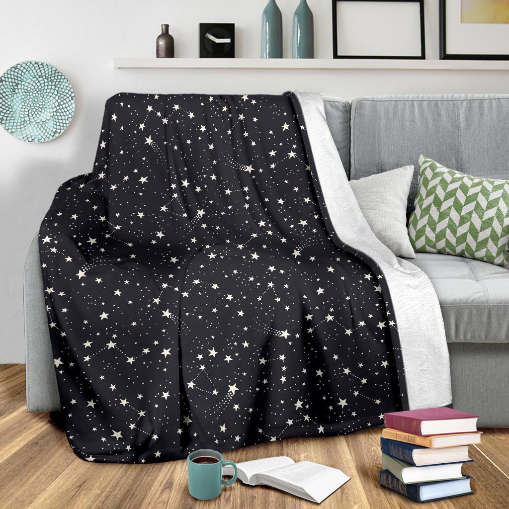 Constellation Star Print Pattern Blanket-grizzshop