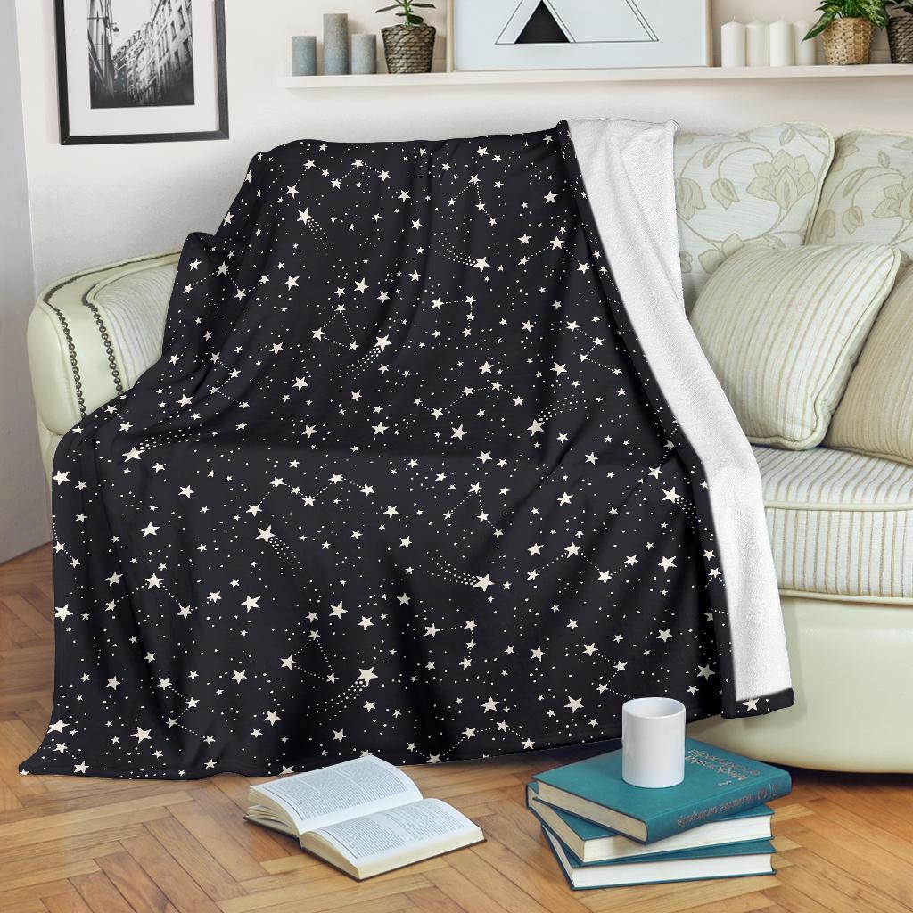 Constellation Star Print Pattern Blanket-grizzshop