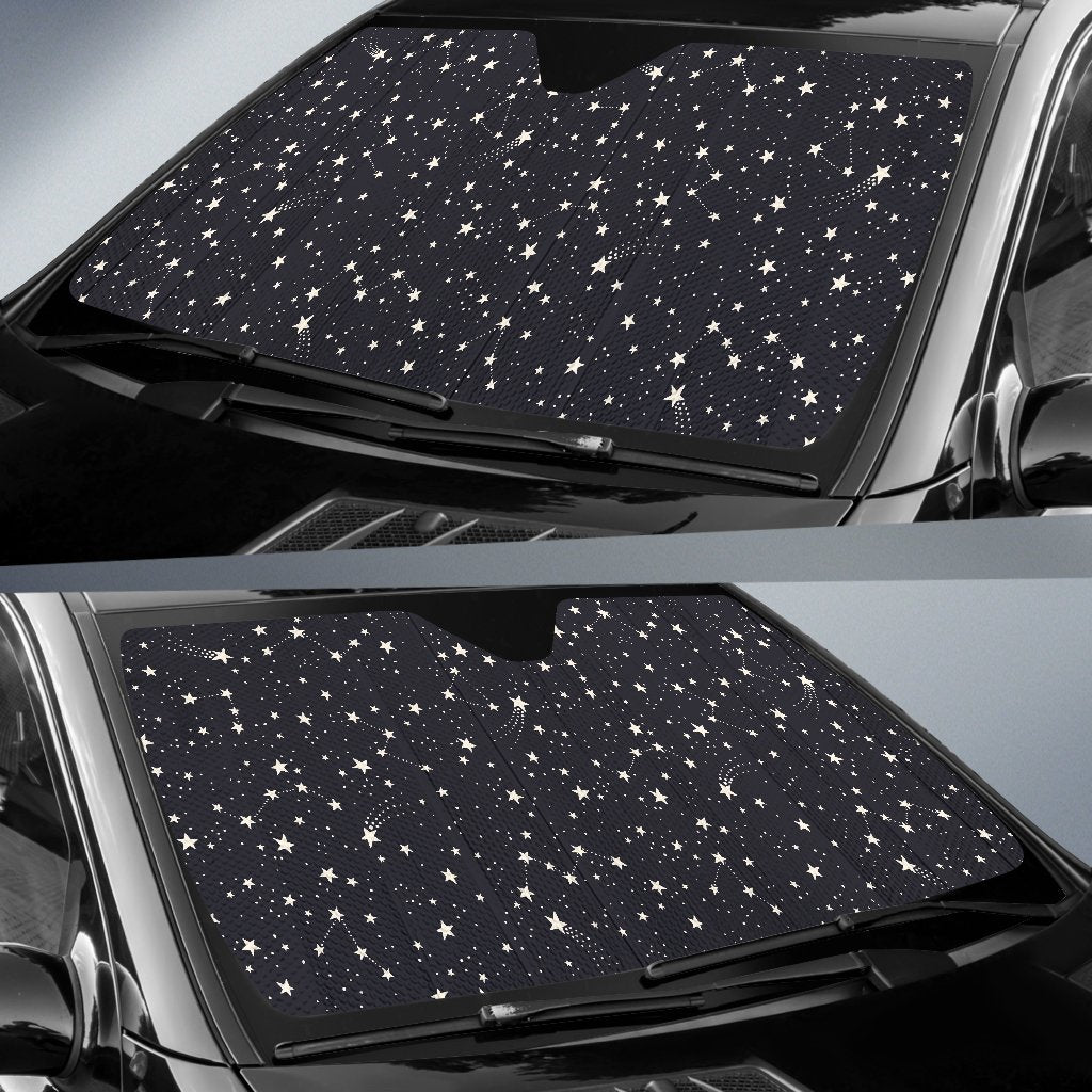 Constellation Star Print Pattern Car Sun Shade-grizzshop