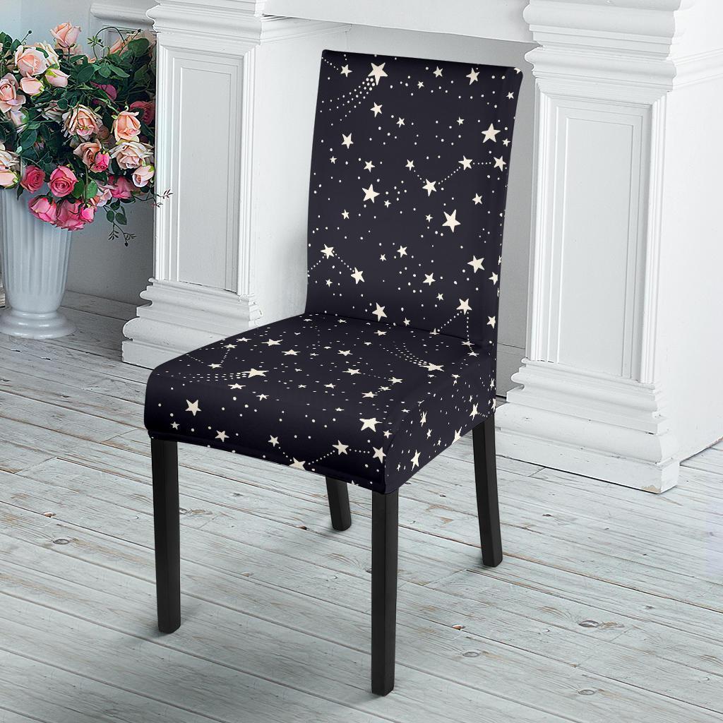 Constellation Star Print Pattern Chair Cover-grizzshop