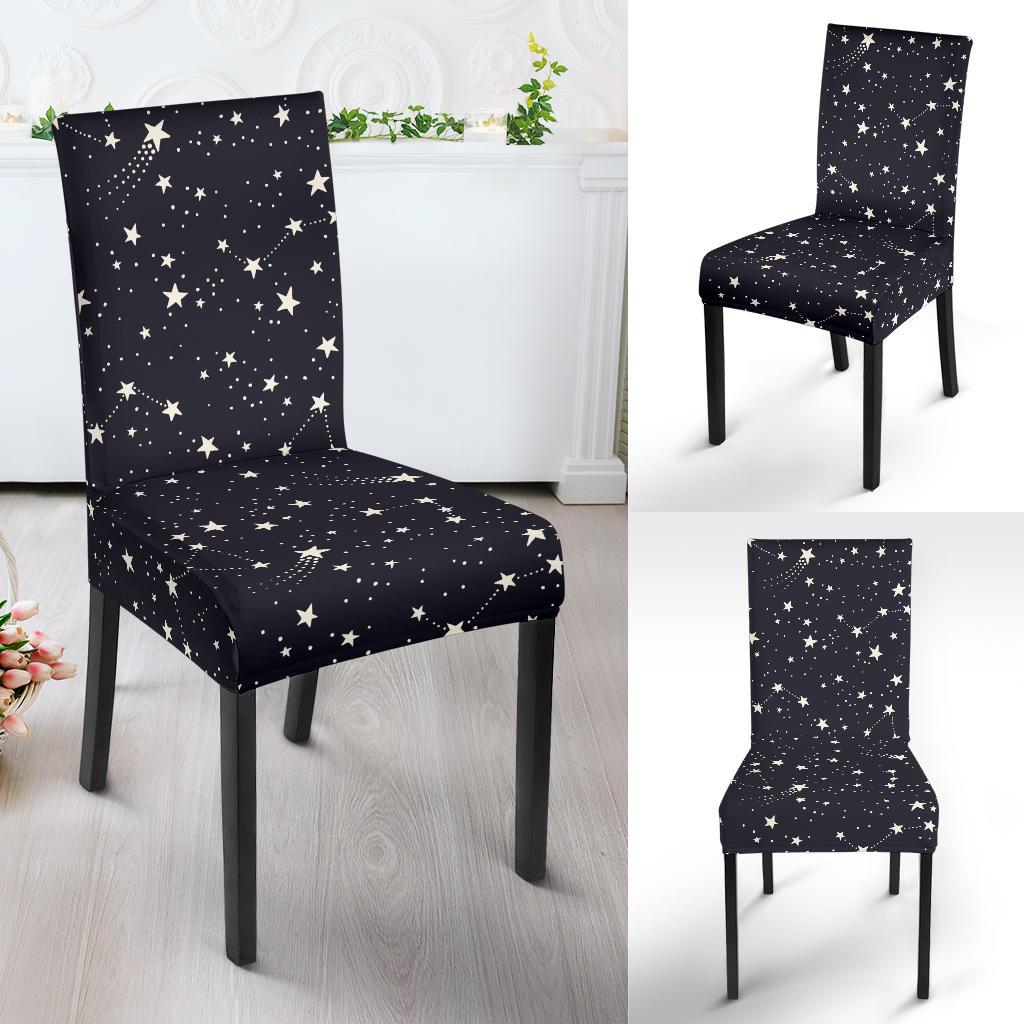 Constellation Star Print Pattern Chair Cover-grizzshop