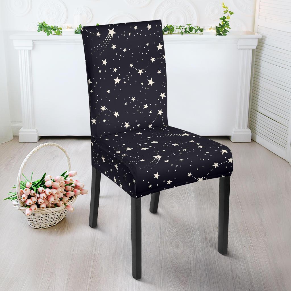 Constellation Star Print Pattern Chair Cover-grizzshop