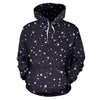 Constellation Star Print Pattern Men Women Pullover Hoodie-grizzshop
