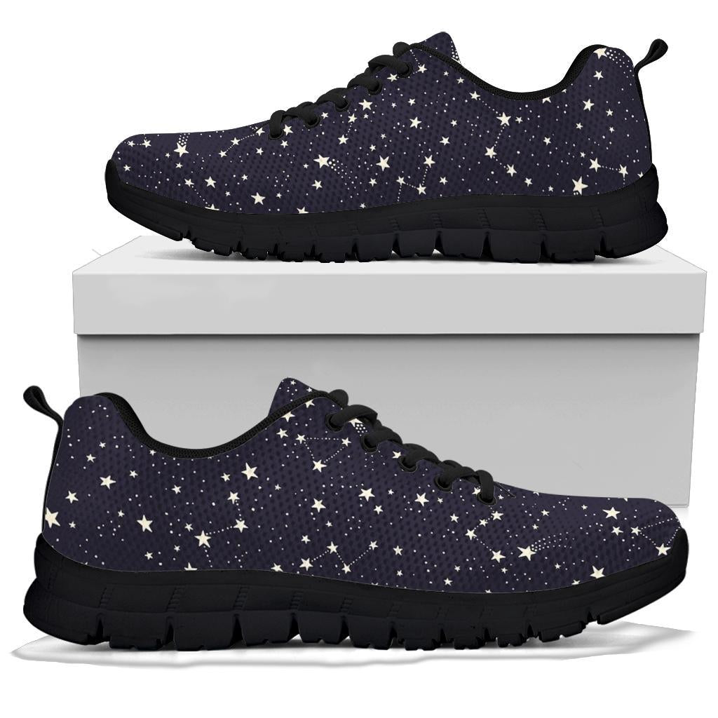 Constellation Star Print Pattern Sneaker Shoes For Men Women-grizzshop