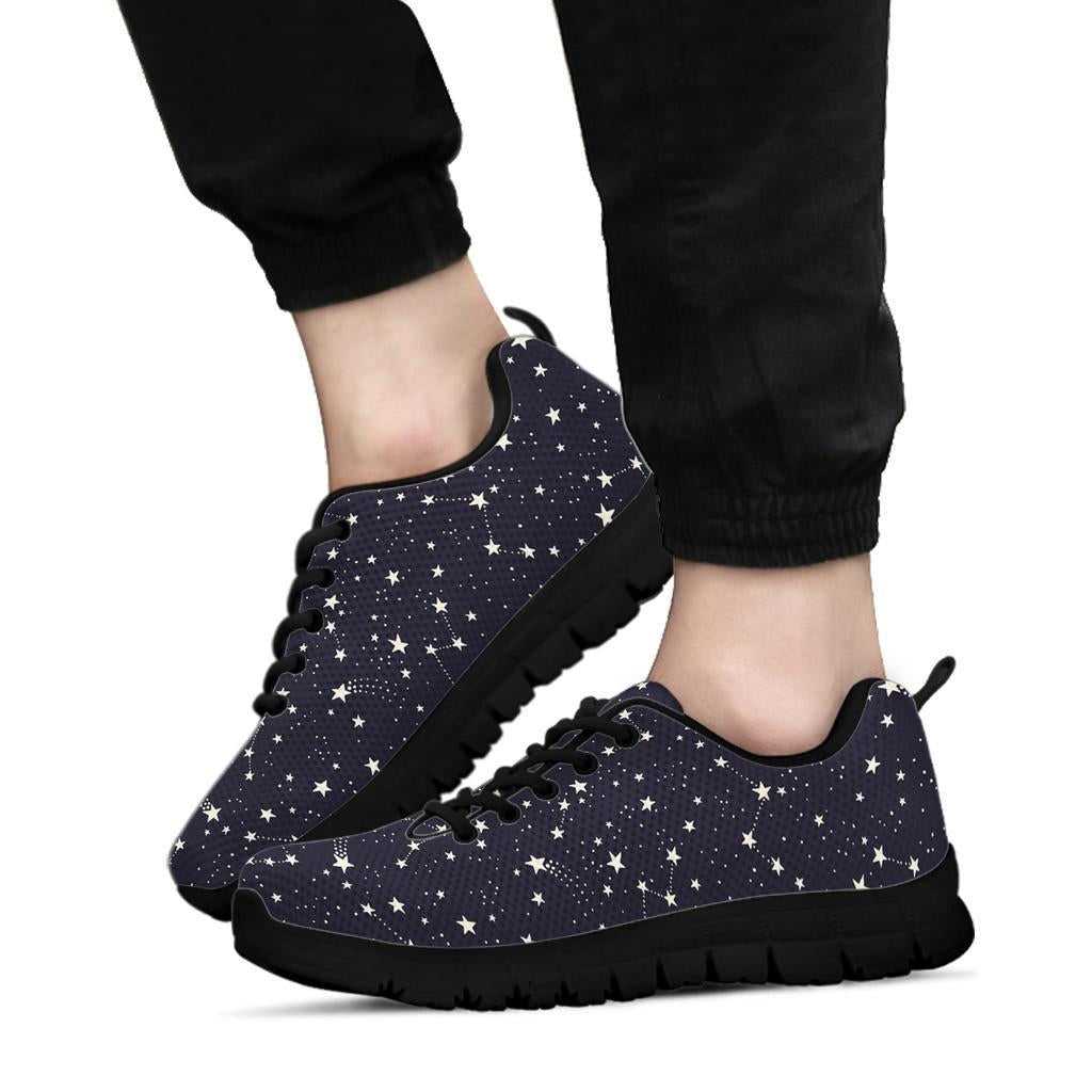 Constellation Star Print Pattern Sneaker Shoes For Men Women-grizzshop