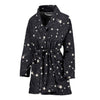 Constellation Star Print Pattern Women Long Robe-grizzshop