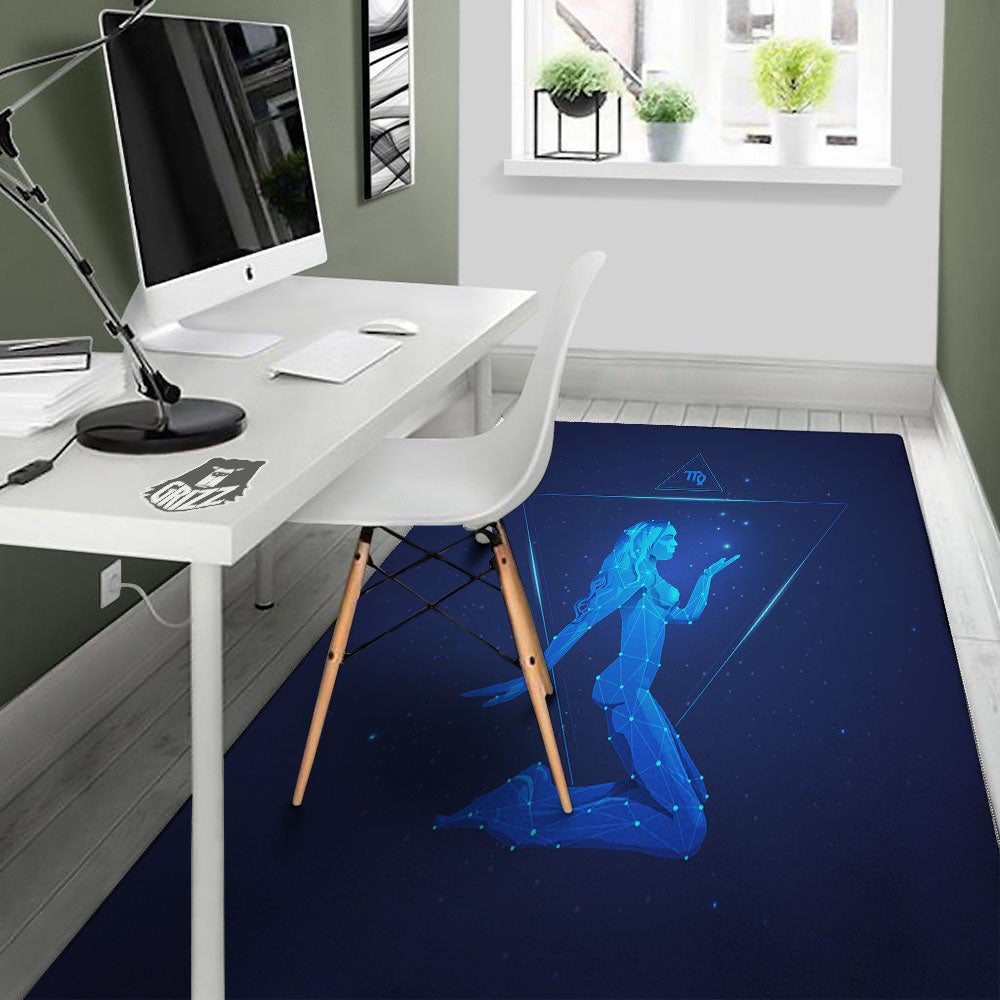 Constellation Virgo Print Floor Mat-grizzshop