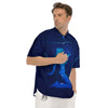 Constellation Virgo Print Men's Short Sleeve Shirts-grizzshop