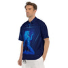 Constellation Virgo Print Men's Short Sleeve Shirts-grizzshop