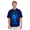 Constellation Virgo Print Men's Short Sleeve Shirts-grizzshop