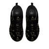 Constellation Zodiac Print Pattern Black Sneaker-grizzshop