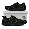 Constellation Zodiac Print Pattern Black Sneaker-grizzshop