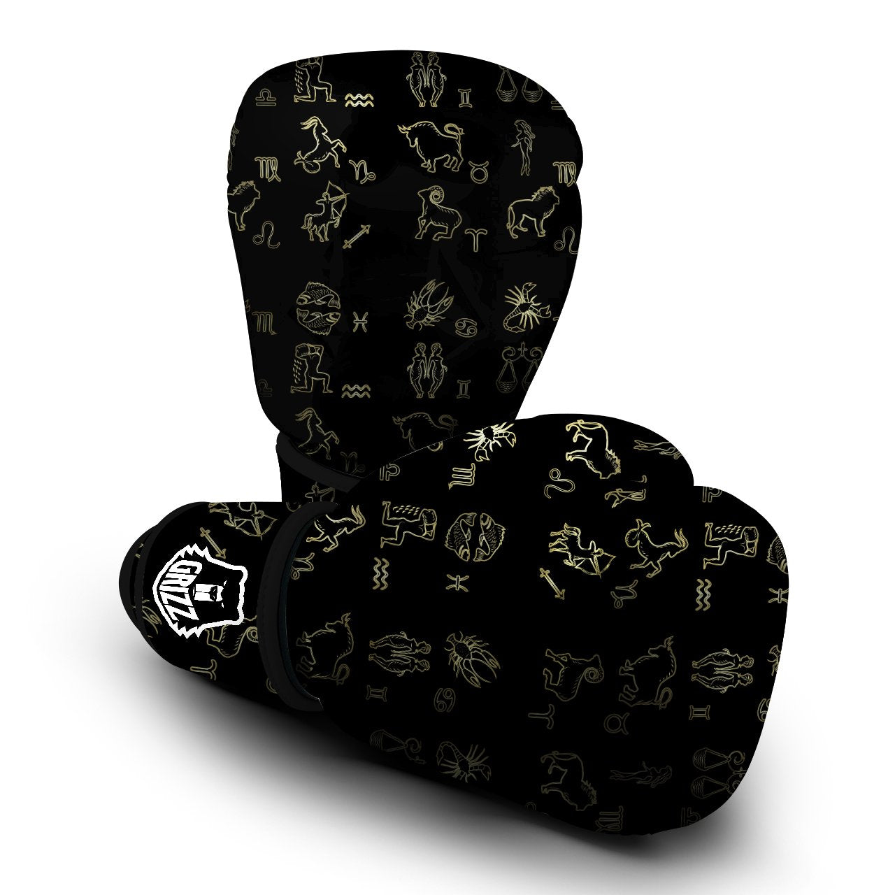 Constellation Zodiac Print Pattern Boxing Gloves-grizzshop