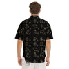 Constellation Zodiac Print Pattern Men's Short Sleeve Shirts-grizzshop