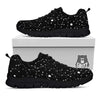 Constellations Star Print Pattern Black Sneaker-grizzshop