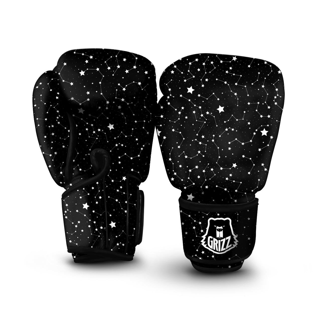 Constellations Star Print Pattern Boxing Gloves-grizzshop