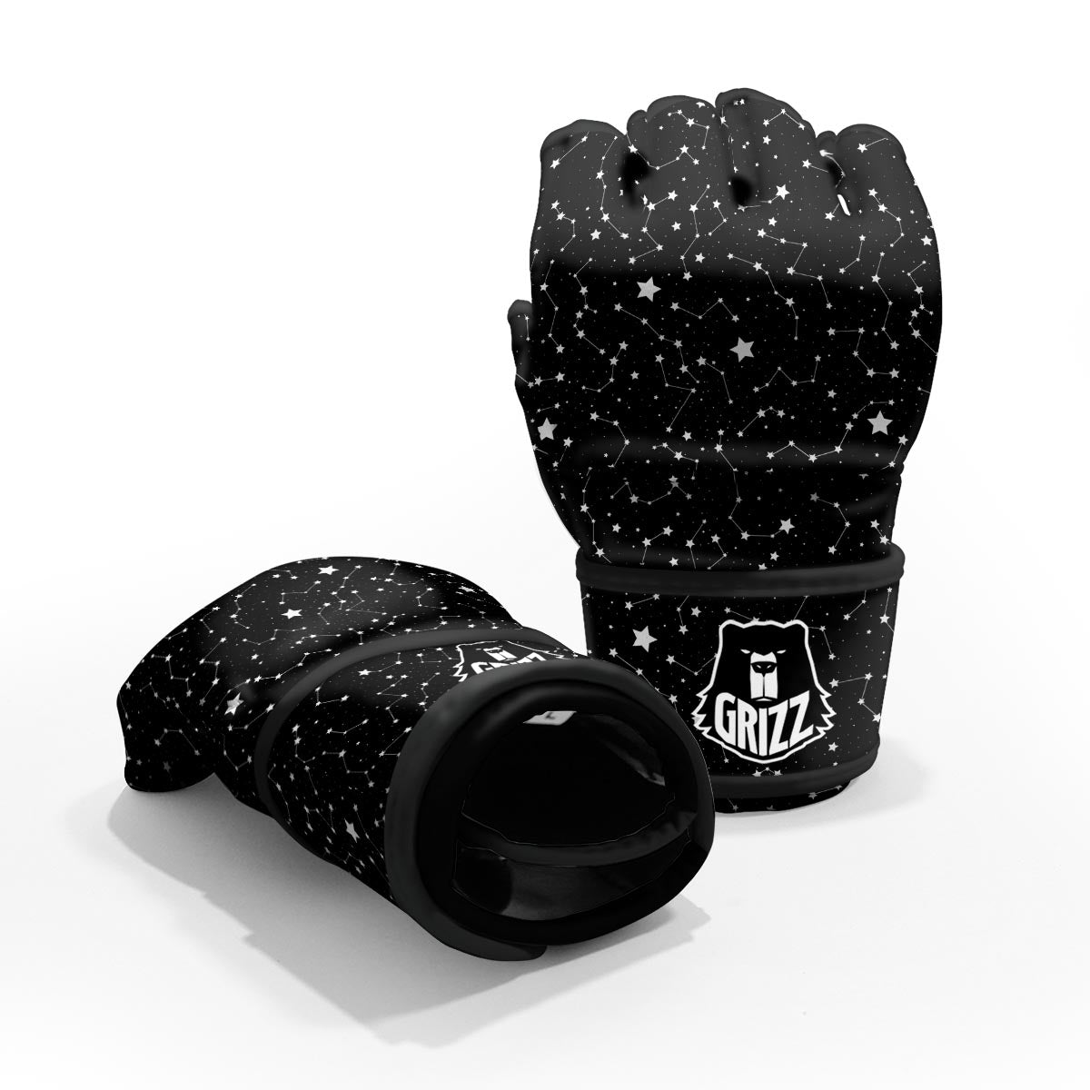 Constellations Star Print Pattern MMA Gloves-grizzshop