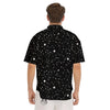 Constellations Star Print Pattern Men's Short Sleeve Shirts-grizzshop