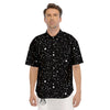 Constellations Star Print Pattern Men's Short Sleeve Shirts-grizzshop