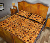 Cookie Biscuit Pattern Print Bed Set Quilt-grizzshop