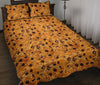 Cookie Biscuit Pattern Print Bed Set Quilt-grizzshop