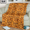 Cookie Biscuit Pattern Print Blanket-grizzshop