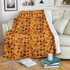 Cookie Biscuit Pattern Print Blanket-grizzshop