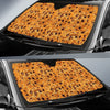 Cookie Biscuit Pattern Print Car Sun Shade-grizzshop