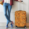 Cookie Biscuit Pattern Print Luggage Cover Protector-grizzshop