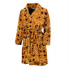 Cookie Biscuit Pattern Print Men Long Robe-grizzshop