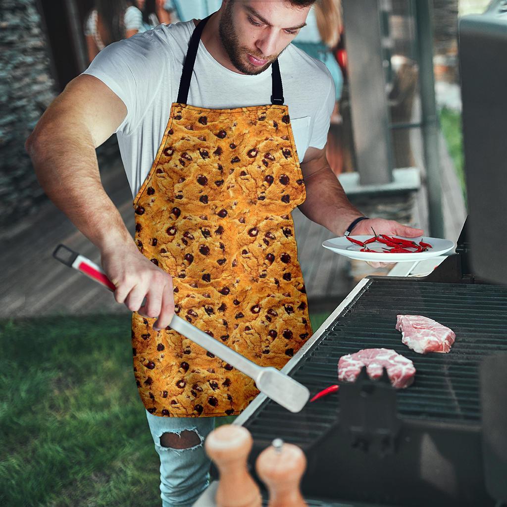 Cookie Biscuit Pattern Print Men's Apron-grizzshop