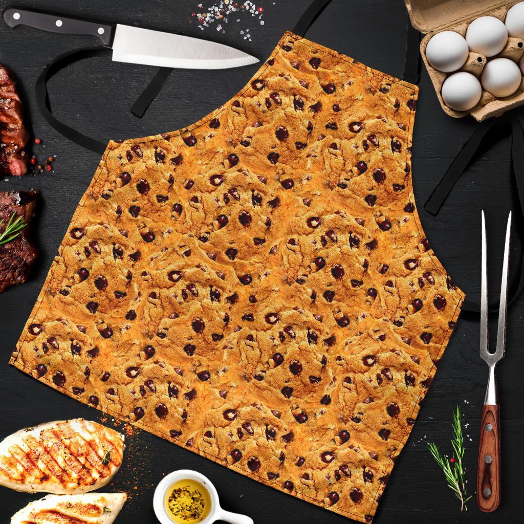 Cookie Biscuit Pattern Print Men's Apron-grizzshop