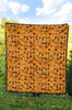 Cookie Biscuit Pattern Print Quilt-grizzshop