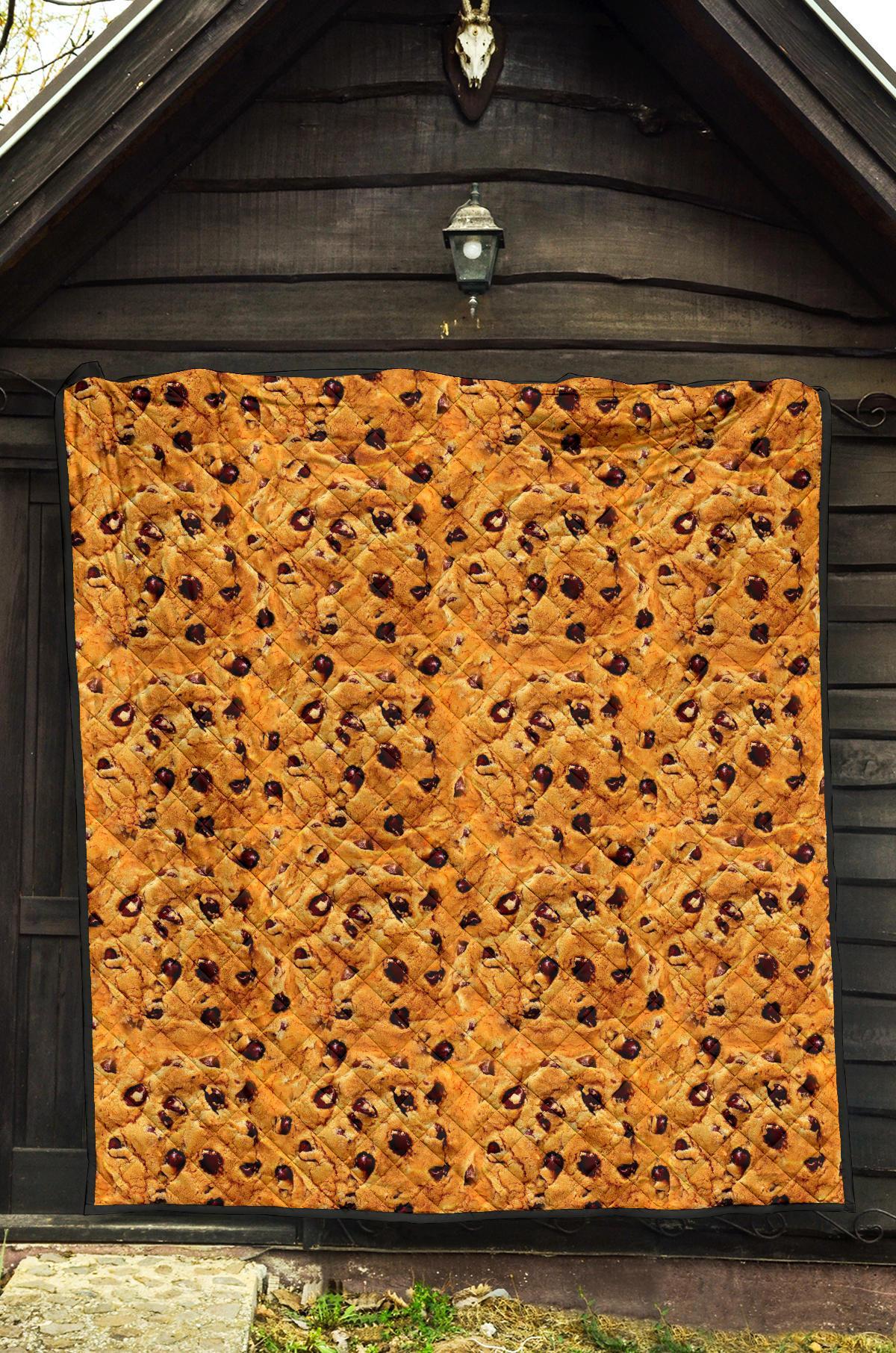 Cookie Biscuit Pattern Print Quilt-grizzshop