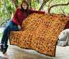 Cookie Biscuit Pattern Print Quilt-grizzshop