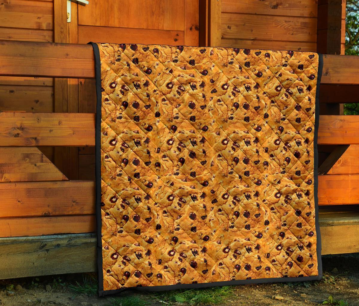 Cookie Biscuit Pattern Print Quilt-grizzshop