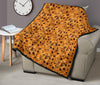 Cookie Biscuit Pattern Print Quilt-grizzshop