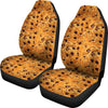 Cookie Biscuit Pattern Print Universal Fit Car Seat Covers-grizzshop