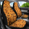 Cookie Biscuit Pattern Print Universal Fit Car Seat Covers-grizzshop