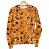 Cookie Biscuit Pattern Print Women's Sweatshirt-grizzshop