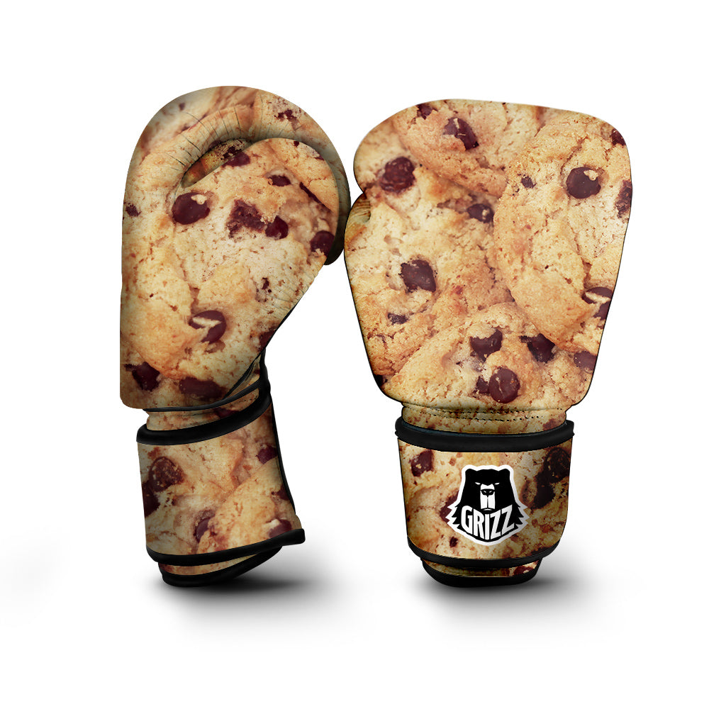 Cookie Chocolate Chip Print Boxing Gloves-grizzshop