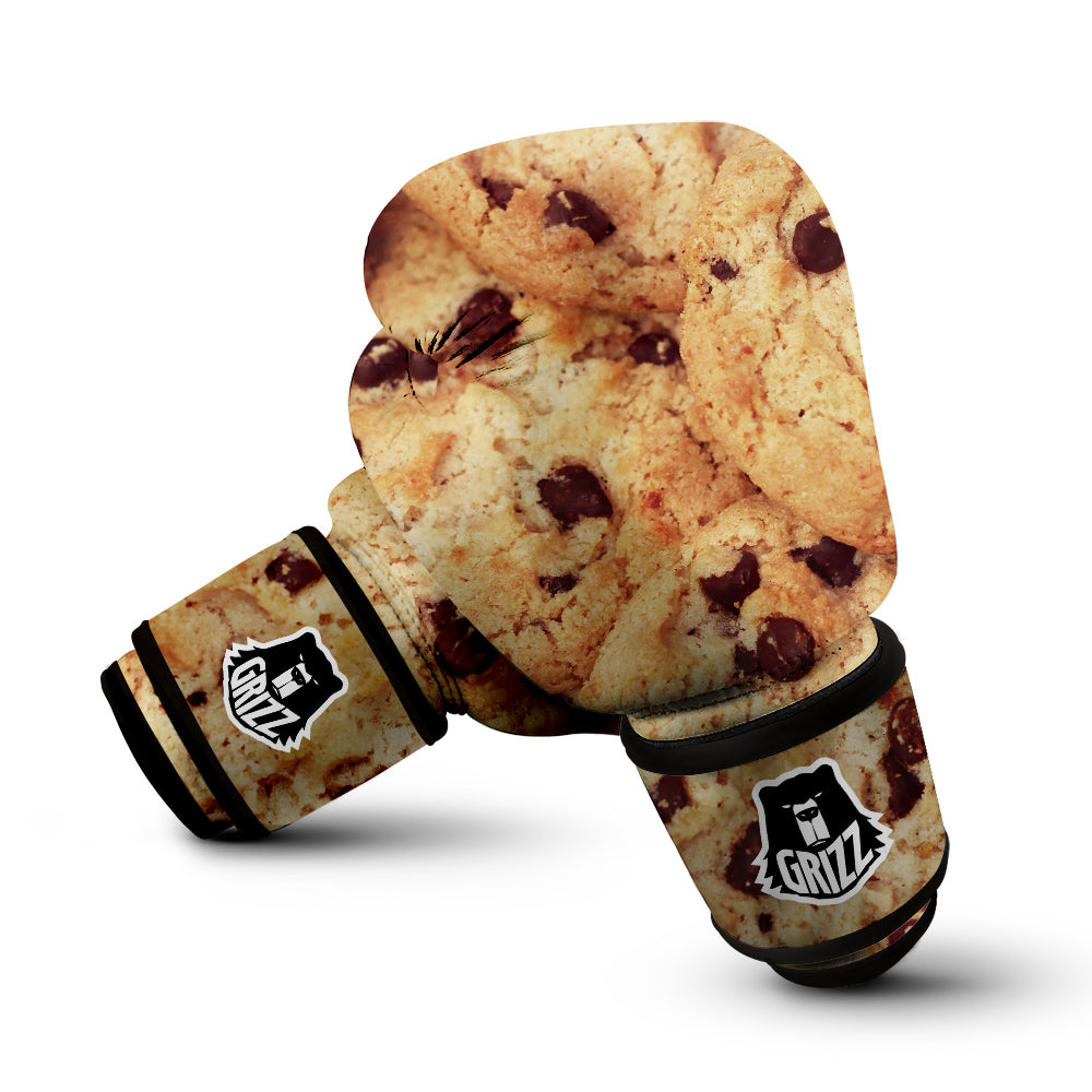 Cookie Chocolate Chip Print Boxing Gloves-grizzshop