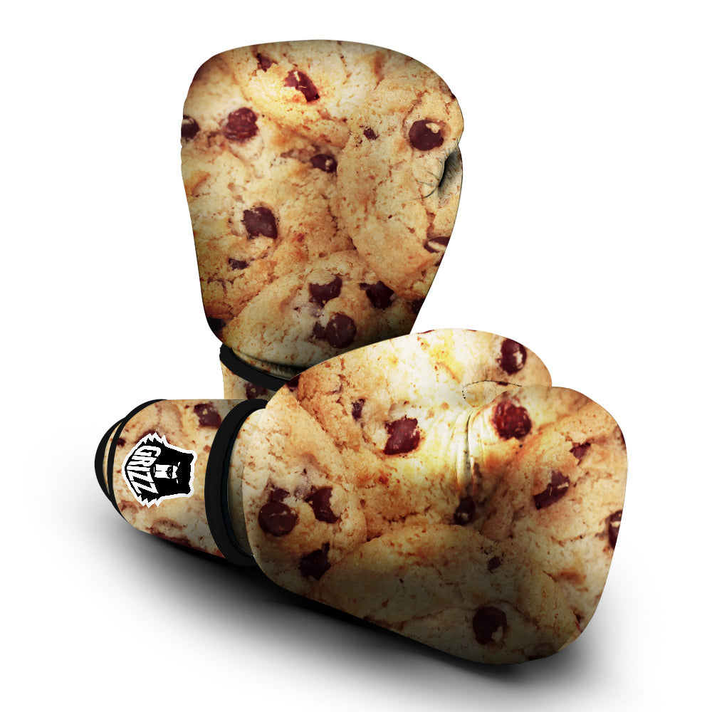 Cookie Chocolate Chip Print Boxing Gloves-grizzshop