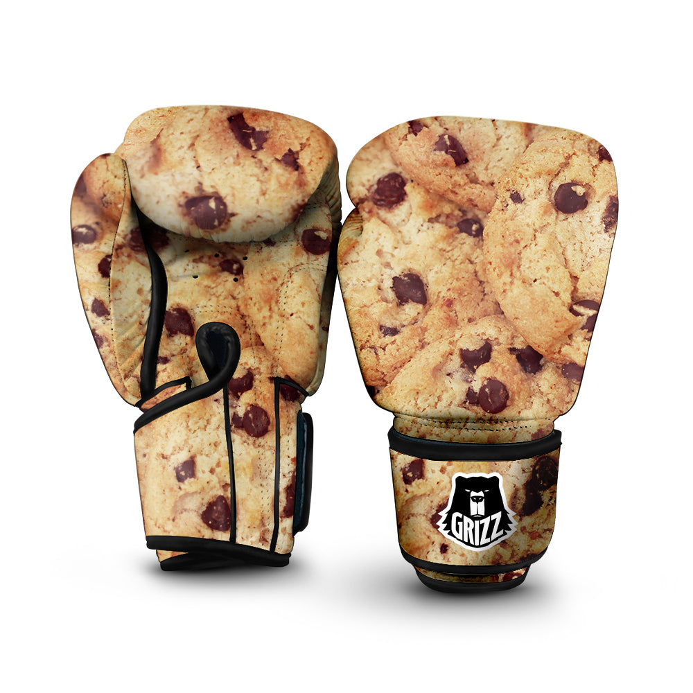 Cookie Chocolate Chip Print Boxing Gloves-grizzshop