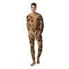 Cookie Chocolate Chip Print Men's Pajamas-grizzshop